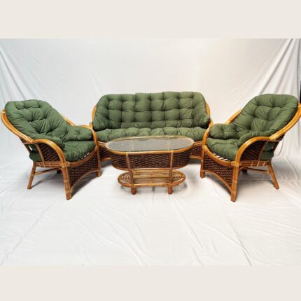 Set-Kursi-Rotan-Natural-Tipe-Deli-Hijau-Deli-Green-Natural-Rattan-Chair-Set