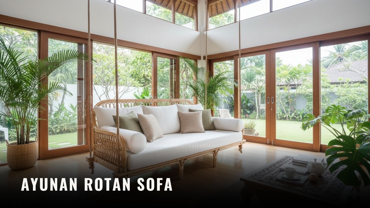 Ayunan Rotan Sofa